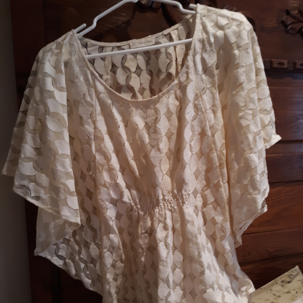 Angel sleeve top Anthropology